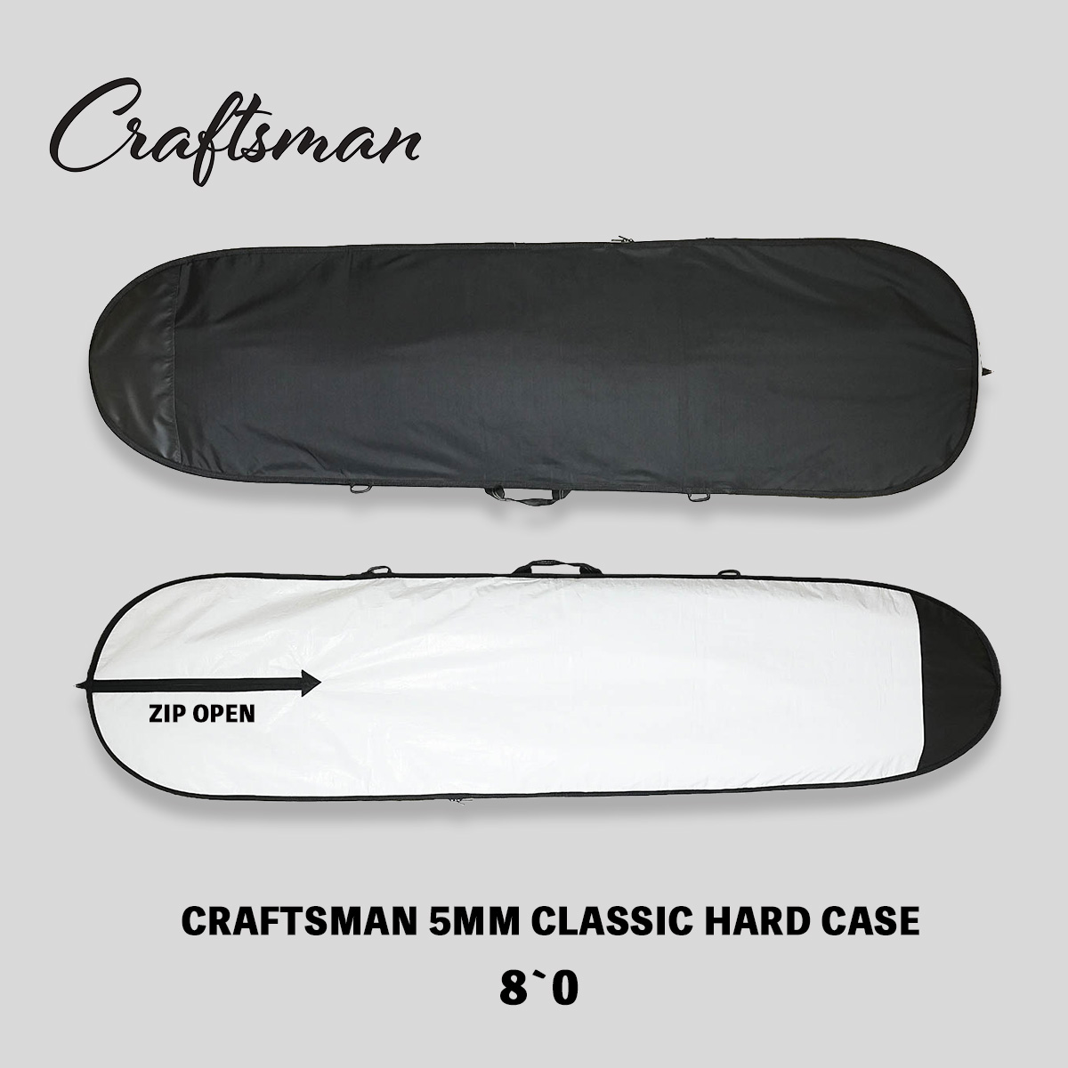 【先行予約】CRAFTSMAN ハードケース 5MM CLASSIC｜サーフボードケース 8'0｜初回250枚限定